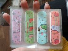 20 unids/caja transpirable de dibujos animados lindo tirita la hemostasia vendas adhesivas portátil al aire libre primera ayuda de emergencia para niños