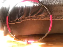 Aro deportivo extraíble para Fitness, 8 secciones de espuma, para gimnasio, culturismo, cintura estrecha, Aro para hacer ejercicio, equipo de Crossfit para interiores