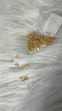 Accesorios de joyería para hacer joyas, mini alfileres con ojales pequeños, 200 unidades, ganchos con ojal, ojales, tornillo roscado, cierres dorados, DIY