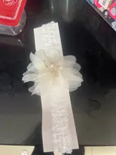Accesorios para el cabello para niña, turbante, diadema para bebé, complemento para el pelo, lazo de perla, banda de pelo de encaje, banda blanca Lisa encantadora