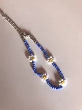 HangZhi-Pulseras de margaritas coreanas con flores, coloridas y transparentes, hechas a mano, elásticas, joyería, novedad de 2020