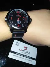 NAVIFORCE-relojes deportivos para hombre, pulsera de cuarzo militar de cuero, resistente al agua, de lujo, gran oferta, novedad de 2020