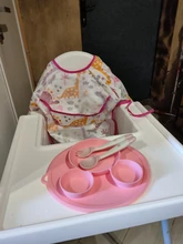 Platos tipo tazón alimentación de bebé, plato de silicona integrado para niños, platos de Silicagel para bebés