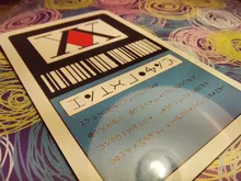 Hunter X Hunter-tarjeta de licencia de Anime japonés, Hisoka Gon, Freecss, Kurapika, Killua, Kulolo, HUNTER, de papel, PVC