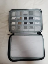 Caja organizadora de relojes de viaje con 18 ranuras para Apple Watch, caja de almacenamiento de correa de reloj, doble capa