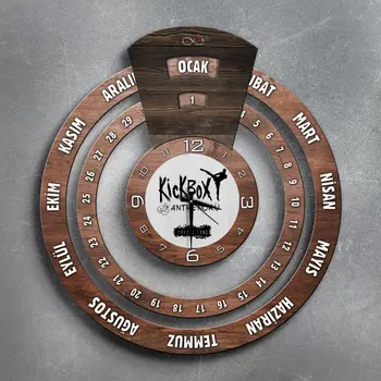 Personalized Professional Kick Box Coach Infinite Mayan Calendar Wooden Wall Clock-1
Personalized Professional Kick Box Coach Infinite Mayan Calendar Wooden Wall Clock-1