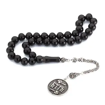 Jet Rosary (Tasbih) with Gokturkish Turk Inscribed Tassel Fashion Turkish Premium Quality Handmade Jawelery
Jet Rosary (Tasbih) with Gokturkish Turk Inscribed Tassel Fashion Turkish Premium Quality Handmade Jawelery