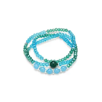 Elastic bracelet Silver WARU Hydrothermal Quartz Green Blue LUXENTER
Elastic bracelet Silver WARU Hydrothermal Quartz Green Blue LUXENTER