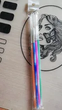 4 unids/set gradiente colorido arte de uñas cepillo de pintura dibujo talla pluma profesional pinceles para Gel UV manicura herramientas