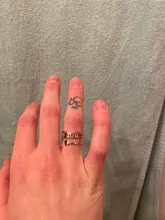 Anillo de boda de acero inoxidable con nombre de corazón y letras personalizadas para mujer, joyería de aniversario ajustable