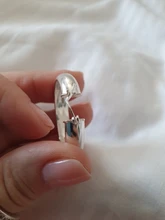 Pendientes de argolla plateados para mujer, regalo de boda, joyería fina europea, regalo de Navidad, gran oferta, fiesta de compromiso, 925