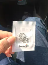 Accesorios de aretes con Clip para oreja de tornillo, convertidor de oreja no perforada con Base de cabujón de bucle, bisel en blanco, apto para pendientes, fabricación de joyas DIY