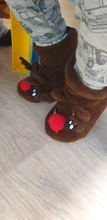 Slippers Cute Boot-Socks House-Shoes Plush-Lining Girls Winter Kids Boys Warm Soft Old