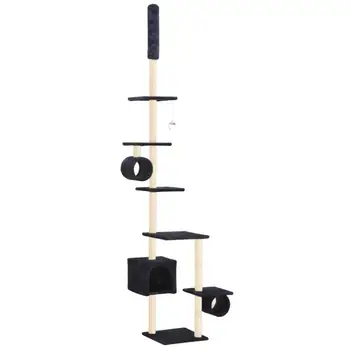 260 cm Cat Tree with Sisal Scratching Posts Cat Scratches Feature-packed Sisal-wrapped Sticks Cat Climbing Frame Four Seasons
260 cm Cat Tree with Sisal Scratching Posts Cat Scratches Feature-packed Sisal-wrapped Sticks Cat Climbing Frame Four Seasons