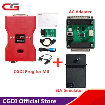 CGDI Prog for MB Key Programmer Global Version For Benz Support All Key Lost comes with ELV Simulator & AC Adapter
CGDI Prog for MB Key Programmer Global Version For Benz Support All Key Lost comes with ELV Simulator & AC Adapter