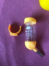 Botella de agua para mascota pequeña, cuenco alimentador de comida para mascota hámster, accesorios de alimentación