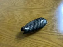 SRXTZM-cubierta embellecedora de perilla de palanca de marchas para consola central, cubierta de fibra de carbono ABS, color negro y rojo, para BMW G30, G31, G01, G02, G32, serie 5, X3, X4, 6gt, 1 Uds.