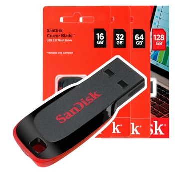 Sandisk Pendrive Memory Cruzer Blade USB 16Gb 32Gb 64Gb 128Gb Flash Drive Flash Drive 2.0 100% original Flash Disk pen drive
Sandisk Pendrive Memory Cruzer Blade USB 16Gb 32Gb 64Gb 128Gb Flash Drive Flash Drive 2.0 100% original Flash Disk pen drive
