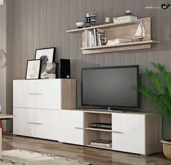 Mueble de salón completo, color cambrian y blanco, muebles de TV, apilables ref-182
Mueble de salón completo, color cambrian y blanco, muebles de TV, apilables ref-182