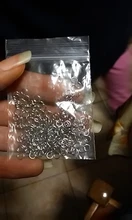 200 unids/lote 3/4/5/6/7/8/10mm, accesorios de joyería de acero inoxidable, único abierto, anillos de salto y anillo dividido para la fabricación de joyas