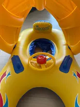 Anillo de natación plegable para bebé, Flotador para bebé, accesorios de piscina, inflable, balsa doble, juguete