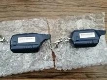 B6-Cadena de llave de Control remoto LCD de 2 vías para vehículo ruso, sistema de alarma para coche de dos vías, línea de estrellas, B6