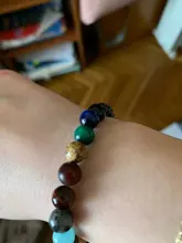 Pulsera de piedras naturales para hombre y mujer, brazalete de cuentas con sistema Solar, Chakra, Yoga, para amantes de los ocho planetas
