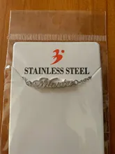 Skyrim-pulsera con nombre personalizado para mujer y niña, cadena de acero inoxidable con letras, pulseras con dijes, regalo de joyería único personalizado