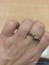 Anillo de piedra de circón redondo y pequeño para mujer, joyería de boda de Color plata Vintage, anillos de compromiso de cristal para mujer