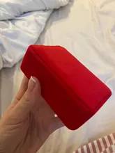 Caja de almacenamiento de joyería de boda, anillo de terciopelo rojo increíble, pendientes, collar, colgante, pulsera, organizador de almacenamiento, caja de regalo