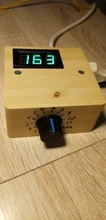 Voltímetro Digital LED CA 30-500V, 0,56 , medidor de voltaje, herramienta de instrumentos de voltios, 2 cables, pantalla roja, verde, azul, 110V, 220V, bricolaje, 0,56 pulgadas