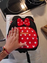 Mochila de Mickey de Disney para niños y niñas, morral infantil de Minnie, mochilas de guardería, mochilas de colegio de niño