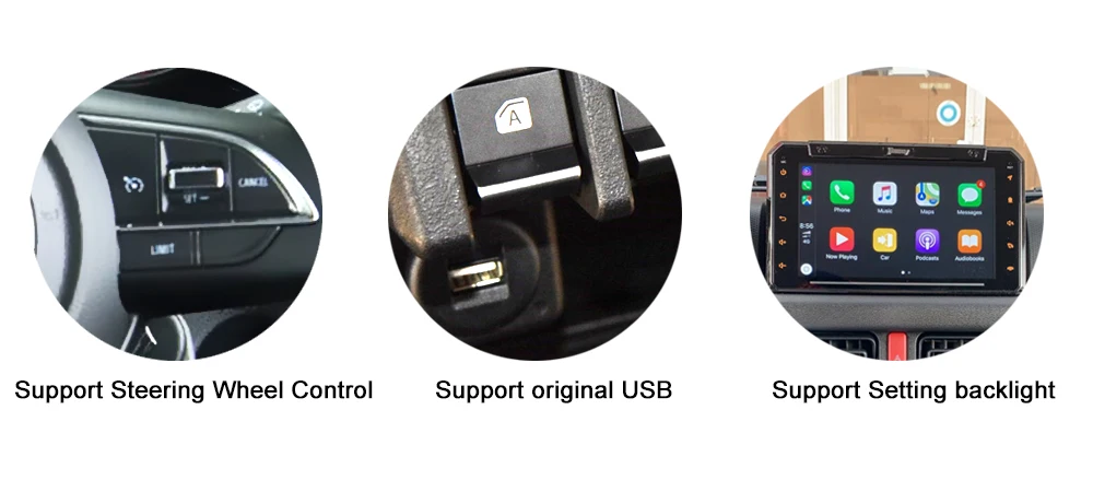 Discount ONKAR 1din car auto radio for Suzuki Jimny 2019  android 8.1 octa core No dvd  support wifi bluetooth USB mirror link sw control 6