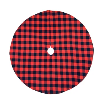 Christmas Tree Skirt Black & Red Plaid Non-woven Fabric Tree Xmas Ornaments for Christmas Decorations Holiday
Christmas Tree Skirt Black & Red Plaid Non-woven Fabric Tree Xmas Ornaments for Christmas Decorations Holiday