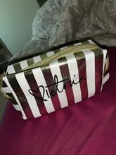 Láser a prueba de Bolsas de cosméticos mujeres Neceser, bolso de la bolsa de PVC de lavado de viaje bolsa organizador caso Mujer Bolsas