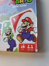 UNO juego de Super Mario familia gracioso entretenimiento juego Poker juguetes de los niños jugando a las cartas #12