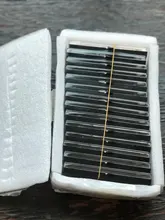 Pestañas postizas individuales tipo profesional, extensiones de pestañas en grupos para colocar individualmente en forma de racimo de 60 unidades, maquillaje profesional