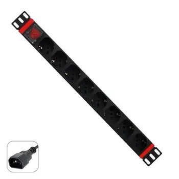 Schuko 19" 8 Way Multi-socket Adapter with On / Off Switch WP WPN-PDU-C01-08
Schuko 19" 8 Way Multi-socket Adapter with On / Off Switch WP WPN-PDU-C01-08
