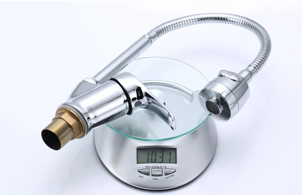 Potato Modern Style Single Handle Solid Kitchen Sink Faucet Flexible One Hole Cold and Hot Water Tap p5813