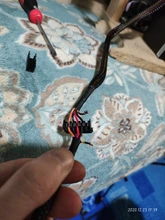 Conector de alimentación IDE HDD sata, perforaciones con núcleo de cobre para disco duro, color negro, 10 unids/lote