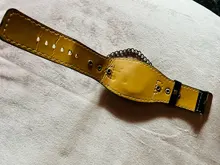 Reloj de pulsera de cuarzo con correa de cuero para hombre, cronógrafo Steampunk con tapa de Calavera, con cadena, 2019