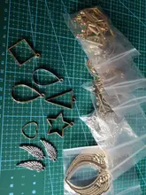 10 Uds 20*37mm tres de aleación de Color accesorios de la joyería encanto gota de agua hueco pegamento en blanco colgante bandeja bisel 12C40