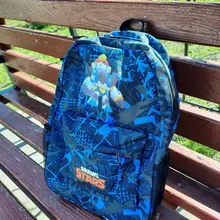 Peleas estrellas mochila LEON de pelea Peluches mochila para alumno de escuela adulto para hombre estudiante libro bolsa de compras bolsa de viaje de