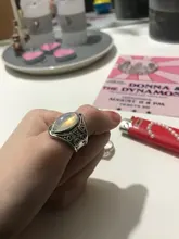 Anillos de cristal de curación grande Tibetano para mujer, joyas de piedra lunar indio antiguo bohemio, joyería fina, regalos para chicas