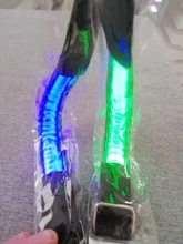 Brazalete LED ajustable, pulsera reflectante con tiras intermitentes, pulsera luminosa de tobillo, luz de seguridad para correr por la noche andar en bicicleta