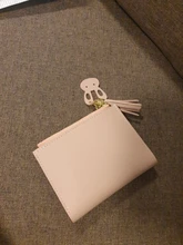 Cartera pequeña de piel para mujer, tarjetero, monedero, billetera con Clip para billetes, 2019