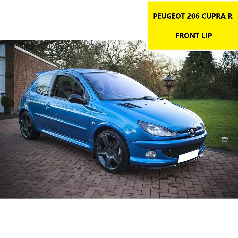 P.EUGEOT 206 CUPRA R FRONT SPOILER BUMPER LIP Euro Spoiler Lip Universal 3 pcs Body Kit
P.EUGEOT 206 CUPRA R FRONT SPOILER BUMPER LIP Euro Spoiler Lip Universal 3 pcs Body Kit