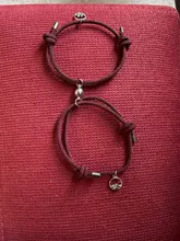 Colgante de pulsera con imán para pareja de hombres y mujeres, joyería creativa con personalidad para parejas, regalo para amantes, 2 uds.