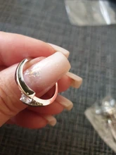 Anillo de piedra de circón redondo y pequeño para mujer, joyería de boda de Color plata Vintage, anillos de compromiso de cristal para mujer