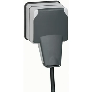 Legrand plexo gray socket with/w with lid with lock 66 system, overhead, IP66 090465
Legrand plexo gray socket with/w with lid with lock 66 system, overhead, IP66 090465